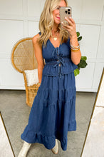 Load image into Gallery viewer, Davy Denim Skirt Set