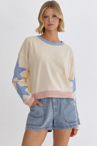 Patchwork Star Pullover