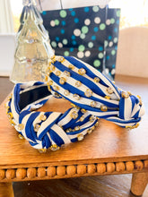 Load image into Gallery viewer, Striped Jeweled Headband