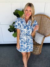 Load image into Gallery viewer, Natalie Short Sleeve Denim Dress