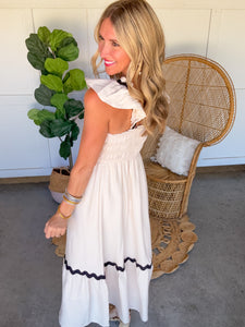 Sawyer RicRac Midi Dress
