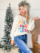 Load image into Gallery viewer, Merry Everything Sweater