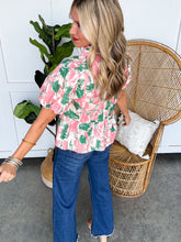 Load image into Gallery viewer, Abigail Floral Peplum Top