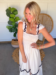 Sawyer RicRac Midi Dress