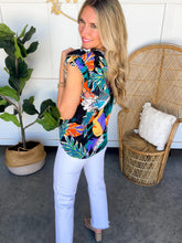 Load image into Gallery viewer, Shelby Black Floral Top