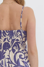 Load image into Gallery viewer, Charlie Blue Mix Print Midi Dress