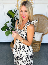 Load image into Gallery viewer, Printed Poplin Tiered Dress