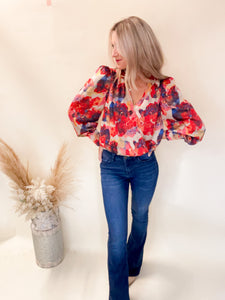 Everly Floral Print Bodysuit