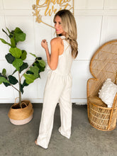 Load image into Gallery viewer, Oatmeal Linen Blend Pant Set