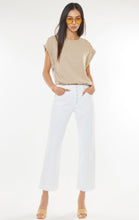 Load image into Gallery viewer, White Straight Leg Denim
