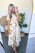 Load image into Gallery viewer, THML Puff Sleeve Floral Maxi