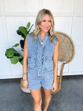 Load image into Gallery viewer, Quilted Denim Shorts