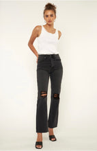 Load image into Gallery viewer, Black High Waisted Denim