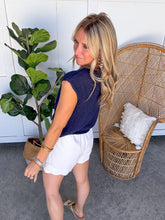Load image into Gallery viewer, USA Flag Short Sleeve Knit Top