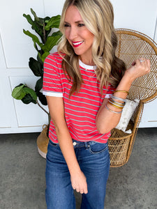 Victoria Stripe Top