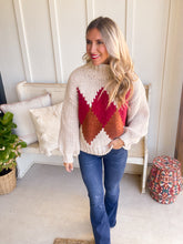 Load image into Gallery viewer, Rust Chunky Knit Sweater