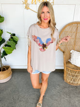 Load image into Gallery viewer, American Eagle Rhinestone Top