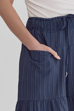Load image into Gallery viewer, Navy Tiered Pants