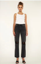 Load image into Gallery viewer, Black High Waisted Denim