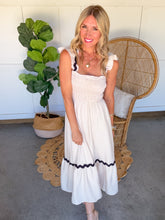 Load image into Gallery viewer, Sawyer RicRac Midi Dress