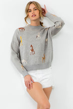 Load image into Gallery viewer, THML Horse Pattern Sweater