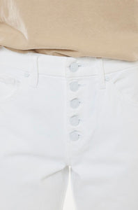 White Straight Leg Denim