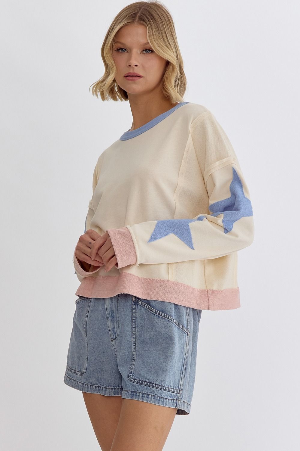 Patchwork Star Pullover