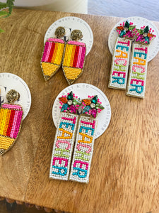 School Earrings