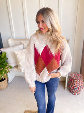 Load image into Gallery viewer, Rust Chunky Knit Sweater