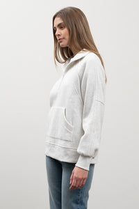 Heather Grey Half Zip Pullover
