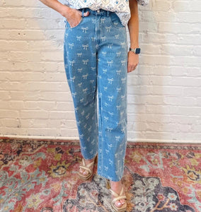 Barrel Bow Jeans