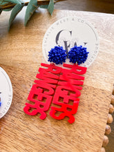 Load image into Gallery viewer, Rangers Acrylic Earrings