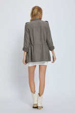 Load image into Gallery viewer, Grey Utility Lightweight Jacket
