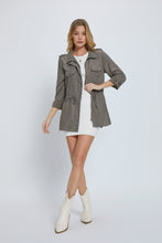Load image into Gallery viewer, Grey Utility Lightweight Jacket