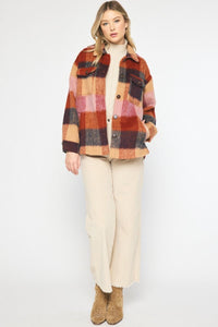 Brick Button Up Shacket