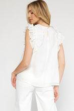 Load image into Gallery viewer, Abby Ruffled Sleeve Top
