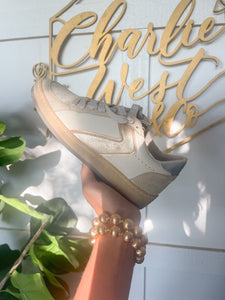 Salma Gold Sneakers