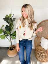 Load image into Gallery viewer, THML Horse Pattern Sweater
