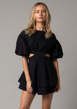 Load image into Gallery viewer, Macy Mini Black Dress