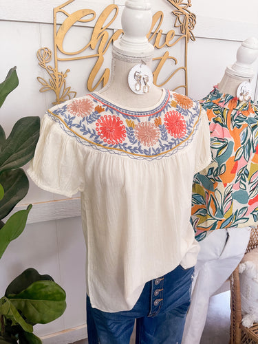 Celia THML Embroidered Top