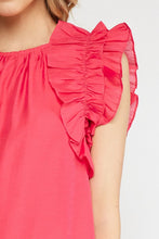 Load image into Gallery viewer, Abby Ruffled Sleeve Top
