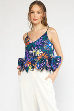 Load image into Gallery viewer, Claire Navy Floral Top