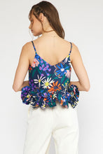 Load image into Gallery viewer, Claire Navy Floral Top