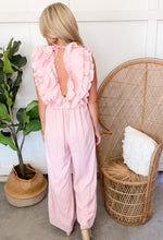 Load image into Gallery viewer, Sydney Pink Ruffled Jumpsuit