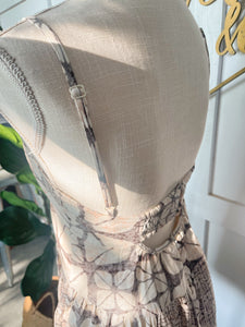 Janell Khaki Mini Dress
