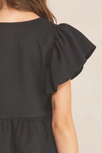 Load image into Gallery viewer, Regan Square Neck Peplum