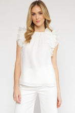 Load image into Gallery viewer, Abby Ruffled Sleeve Top