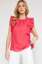 Load image into Gallery viewer, Abby Ruffled Sleeve Top