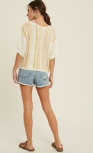 Load image into Gallery viewer, Ellie Short Sleeve Sweater Top