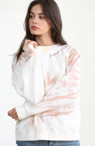 Super Mama Tie Dye Sweatshirt